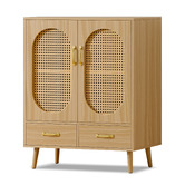 Hoxton Room Luelle 2 Rattan Door 2 Drawer Sideboard Buffet