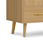 Hoxton Room Luelle 2 Rattan Door 2 Drawer Sideboard Buffet