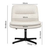 Hoxton Room Tegan Office Chair &amp; Ottoman Set
