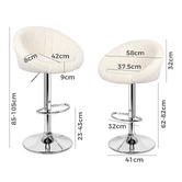 Hoxton Room Naomi Adjustable Bar Stools