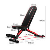 Hoxton Room Parker FID Weight Bench