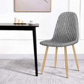 Hoxton Room Aliza Chenille Dining Chairs