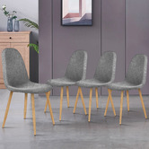 Hoxton Room Aliza Chenille Dining Chairs