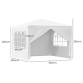 Hoxton Room 3 x 3m Stroud Outdoor Gazebo