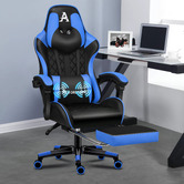Hoxton Room Sova Faux Leather Gaming Chair with Lumbar Massage