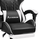Hoxton Room Sova Faux Leather Gaming Chair with Lumbar Massage