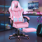 Hoxton Room Sova Faux Leather Gaming Chair with Lumbar Massage