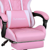 Hoxton Room Sova Faux Leather Gaming Chair with Lumbar Massage