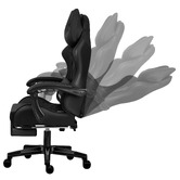 Hoxton Room Sova Faux Leather Gaming Chair with Lumbar Massage
