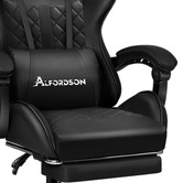 Hoxton Room Sova Faux Leather Gaming Chair with Lumbar Massage