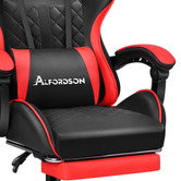 Hoxton Room Sova Faux Leather Gaming Chair with Lumbar Massage