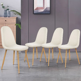 Hoxton Room Aliza Chenille Dining Chairs