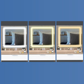 Hoxton Room 2 Piece Sienna LED Dressing Table &amp; Stool Set