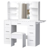 Hoxton Room 2 Piece Willow Dressing Table &amp; Stool Set