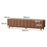 Hoxton Room 180cm Geralt 4 Door Entertainment Unit