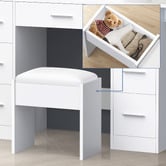 Hoxton Room 2 Piece Willow Dressing Table &amp; Stool Set