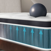 Hoxton Room Sarahcrew Bonnell Spring Euro Top Mattress