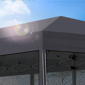 Hoxton Room 6 x 3m Kelvin Mesh Outdoor Pop-Up Gazebo