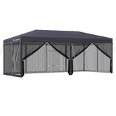 Hoxton Room 6 x 3m Kelvin Mesh Outdoor Pop-Up Gazebo