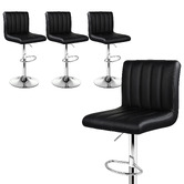 Hoxton Room Kelsey Faux Leather Adjustable Barstools