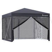 Hoxton Room 3 x 3m Kelvin Mesh Outdoor Pop-Up Gazebo
