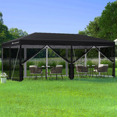 Hoxton Room 6 x 3m Kelvin Mesh Outdoor Pop-Up Gazebo