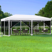 Hoxton Room 6 x 3m Kelvin Mesh Outdoor Pop-Up Gazebo