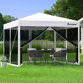 Hoxton Room 3 x 3m Kelvin Mesh Outdoor Pop-Up Gazebo