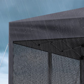Hoxton Room 3 x 3m Kelvin Mesh Outdoor Pop-Up Gazebo