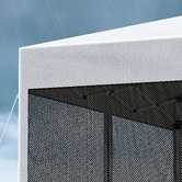 Hoxton Room 3 x 3m Kelvin Mesh Outdoor Pop-Up Gazebo