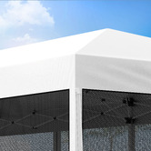 Hoxton Room 6 x 3m Kelvin Mesh Outdoor Pop-Up Gazebo