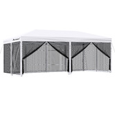 Hoxton Room 6 x 3m Kelvin Mesh Outdoor Pop-Up Gazebo