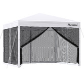Hoxton Room 3 x 3m Kelvin Mesh Outdoor Pop-Up Gazebo