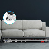 Hoxton Room Cyrus Electric Walking Pad with Handrail