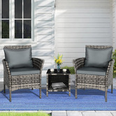 Hoxton Room 2 Seater Chandon Outdoor Armchair &amp; Table Set