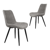 Hoxton Room Chandler Chenille Dining Chairs