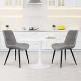 Hoxton Room Chandler Chenille Dining Chairs