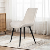 Hoxton Room Chandler Chenille Dining Chairs