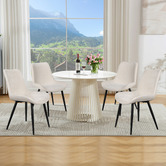 Hoxton Room Chandler Chenille Dining Chairs