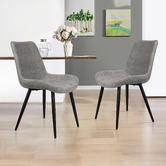 Hoxton Room Chandler Chenille Dining Chairs