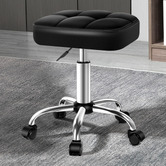 Hoxton Room Belmont Gas Lift Chrome Office Stool