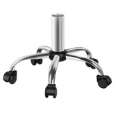Hoxton Room Belmont Gas Lift Chrome Office Stool