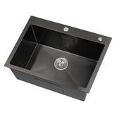 Hoxton Room Costa 600mm Single Stainless Steel Kitchen Sink