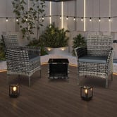 Hoxton Room 2 Seater Matteo Outdoor Armchair &amp; Table Set