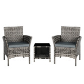 Hoxton Room 2 Seater Matteo Outdoor Armchair &amp; Table Set