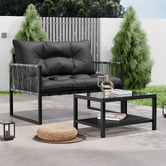 Hoxton Room 2 Seater Zenebe Outdoor Lounge Set