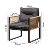 Hoxton Room Zenebe Outdoor Dining Chairs