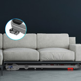Hoxton Room Cyrus Electric Walking Pad with Handrail