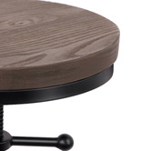 Hoxton Room Adair Elm Wood Adjustable Barstool