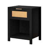 Hoxton Room Alira Rattan 1 Drawer Bedside Table